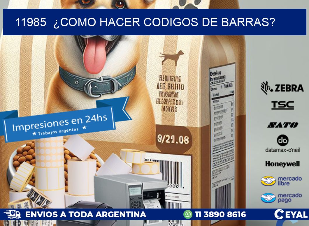 11985  ¿COMO HACER CODIGOS DE BARRAS?