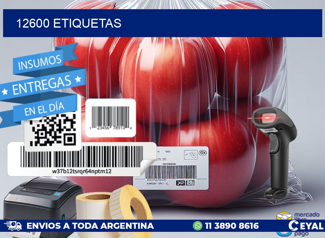 12600 ETIQUETAS