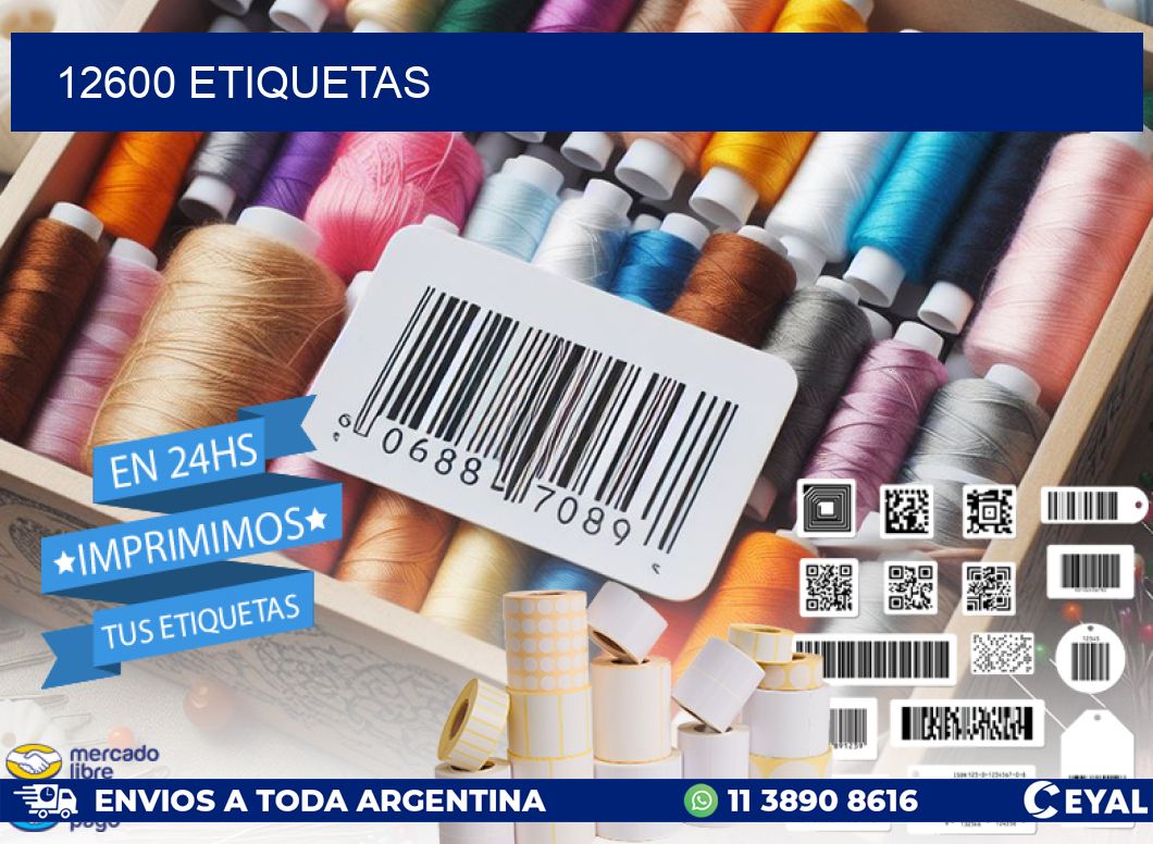 12600 ETIQUETAS