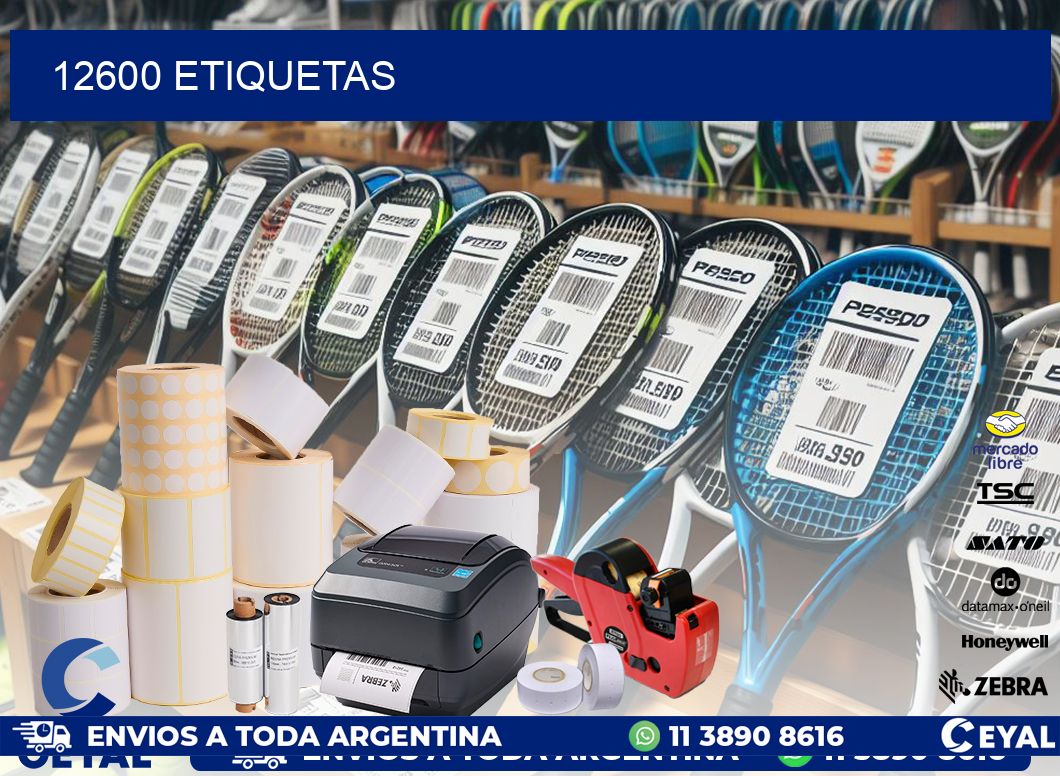 12600 ETIQUETAS