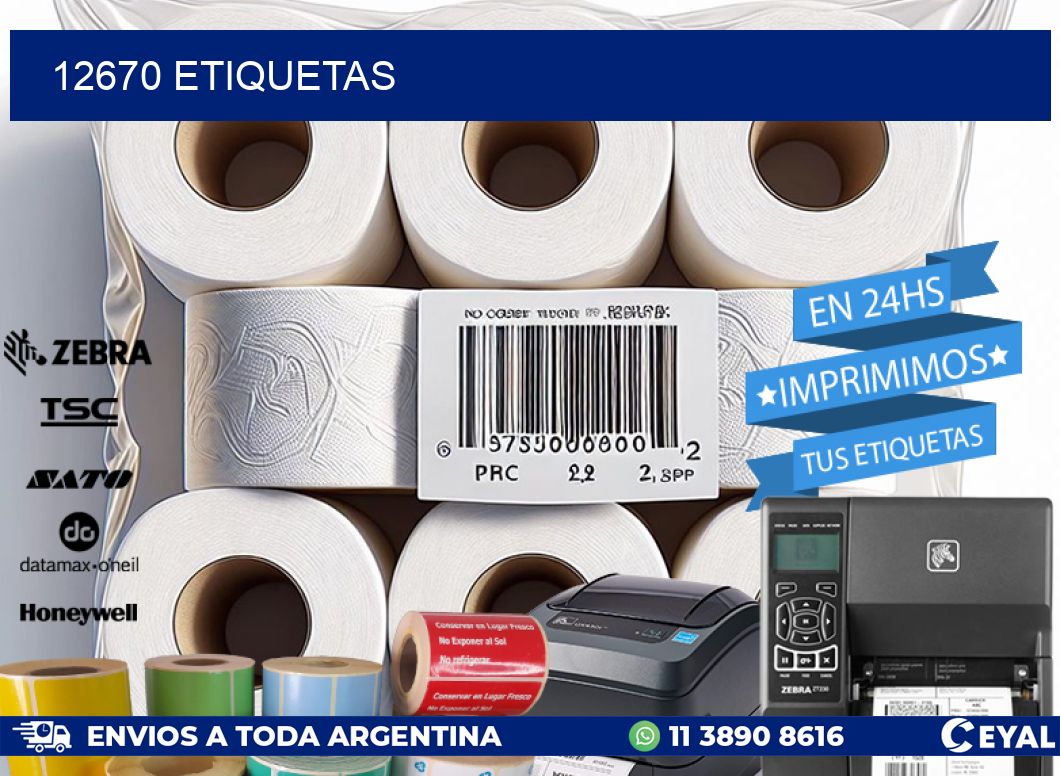 12670 ETIQUETAS