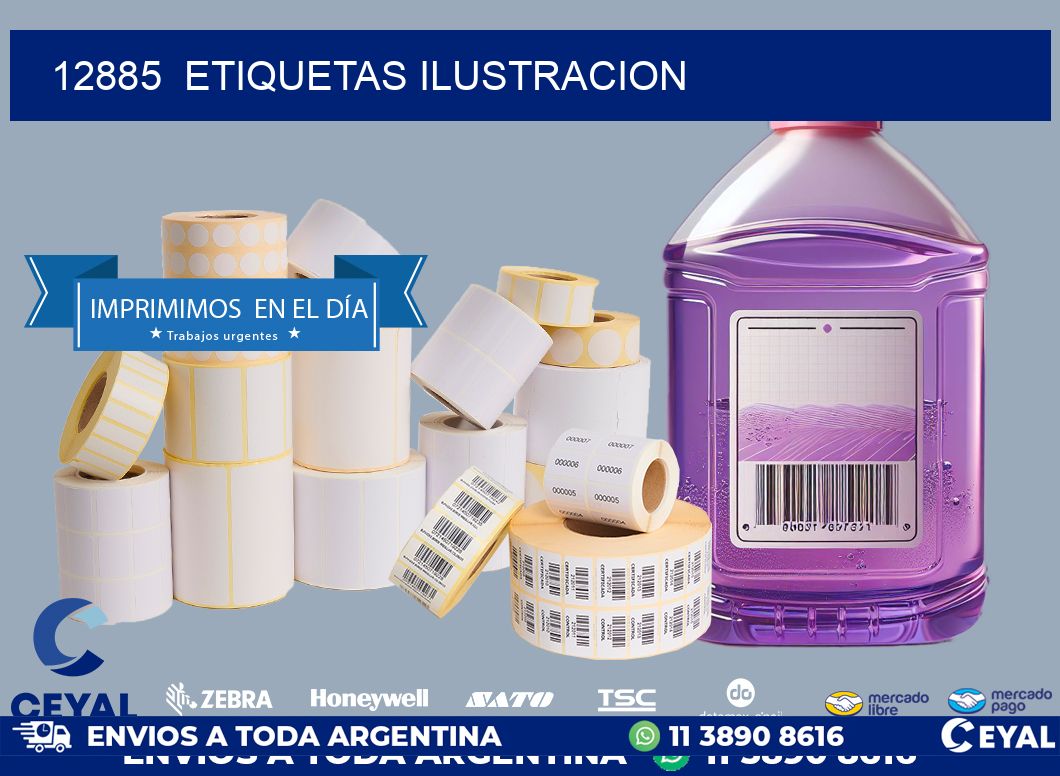 12885  ETIQUETAS ILUSTRACION