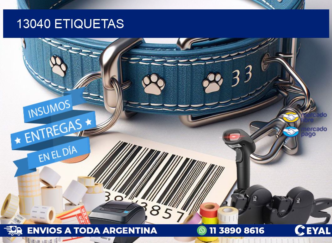 13040 ETIQUETAS