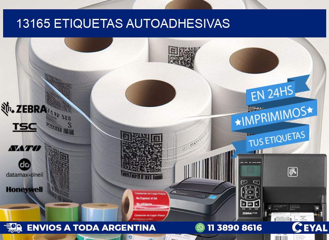 13165 ETIQUETAS AUTOADHESIVAS