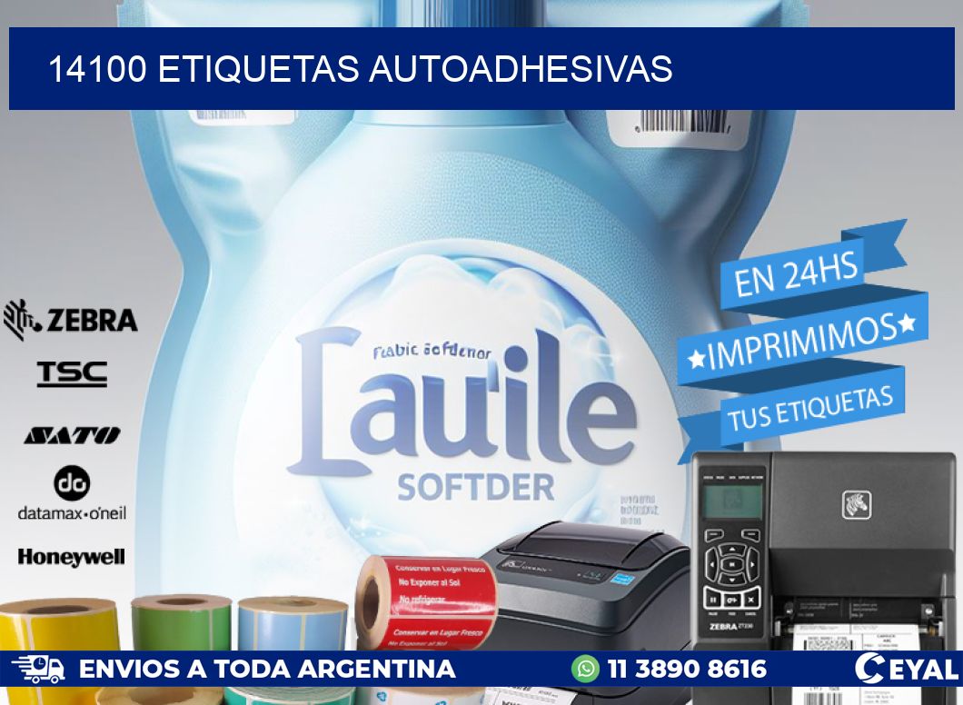 14100 ETIQUETAS AUTOADHESIVAS