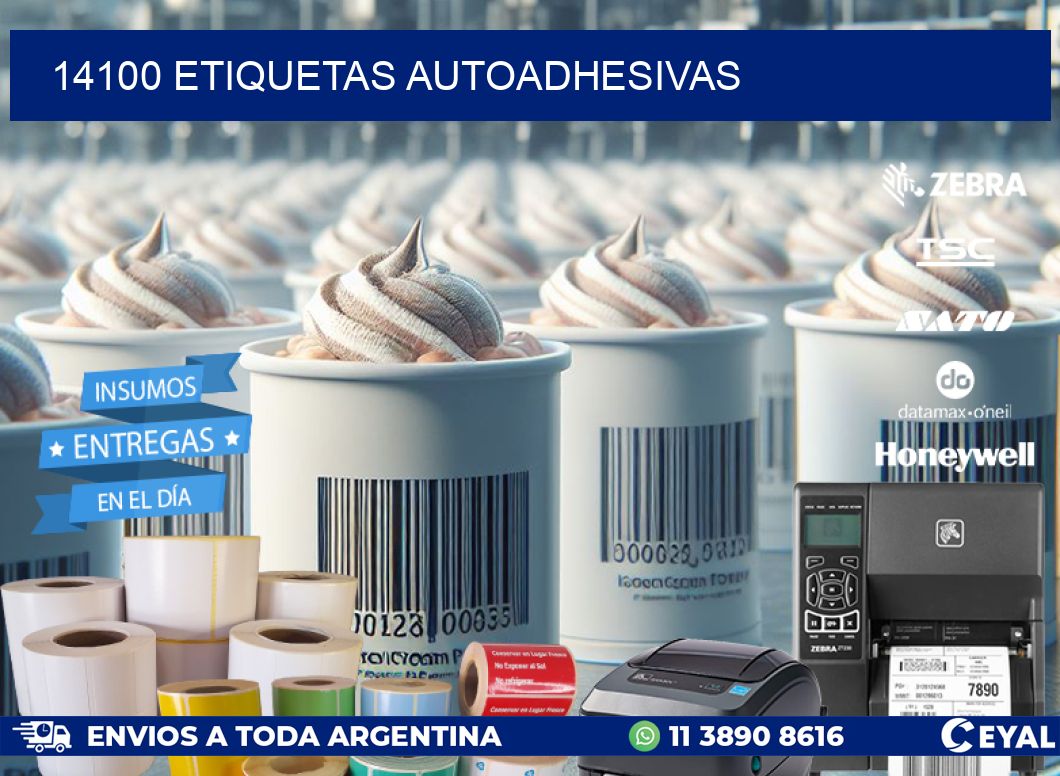 14100 ETIQUETAS AUTOADHESIVAS
