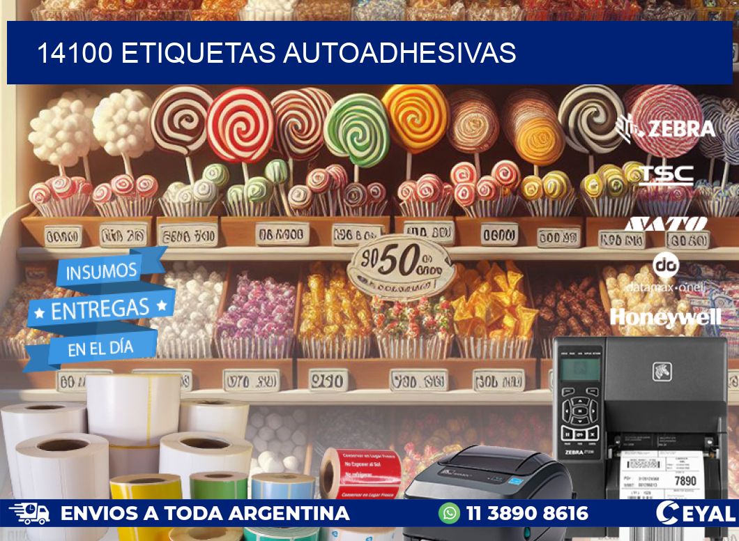 14100 ETIQUETAS AUTOADHESIVAS