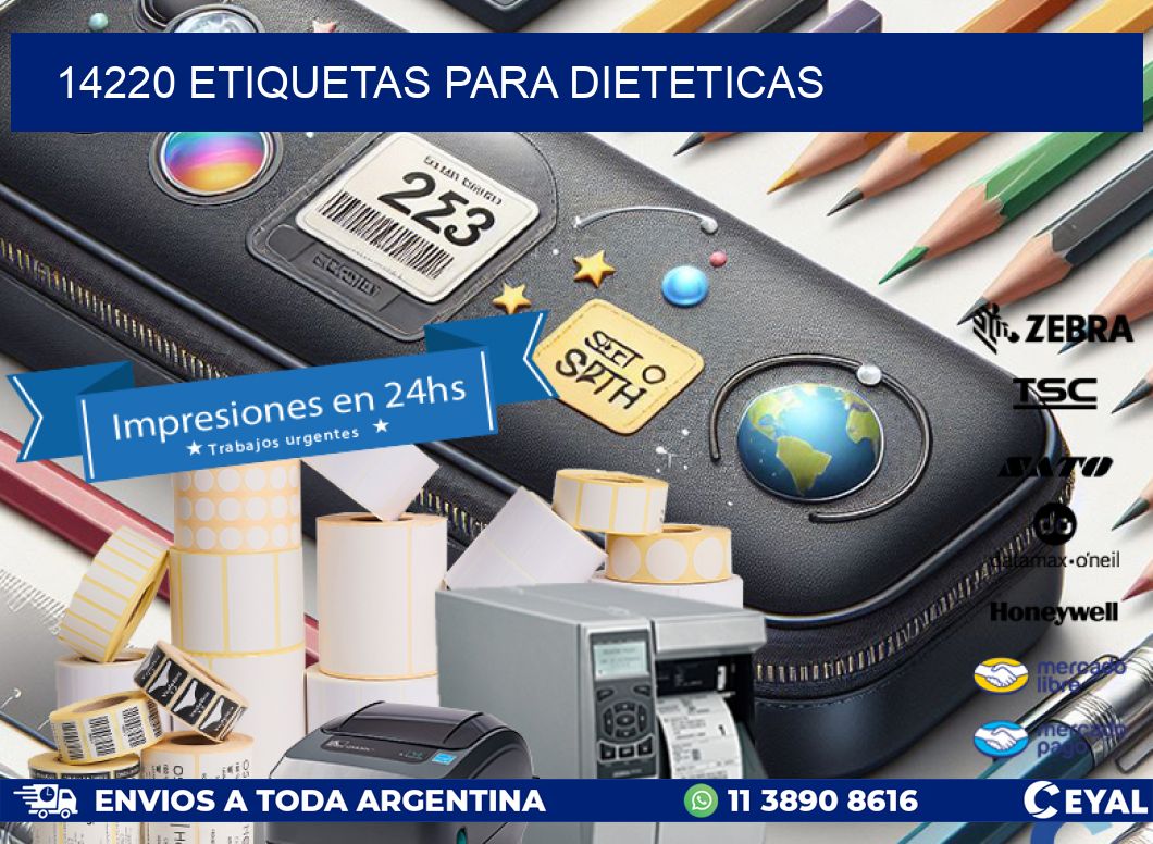 14220 ETIQUETAS PARA DIETETICAS