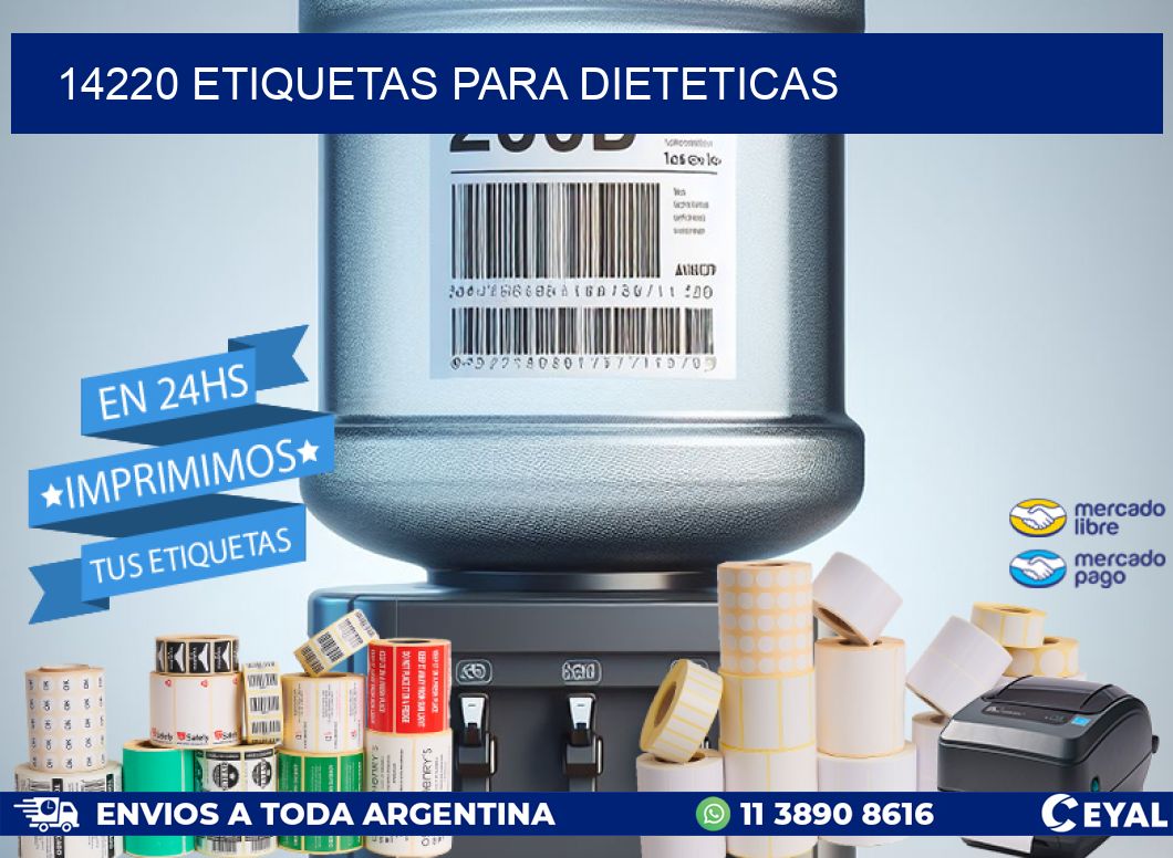 14220 ETIQUETAS PARA DIETETICAS