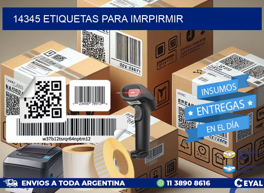 14345 ETIQUETAS PARA IMRPIRMIR