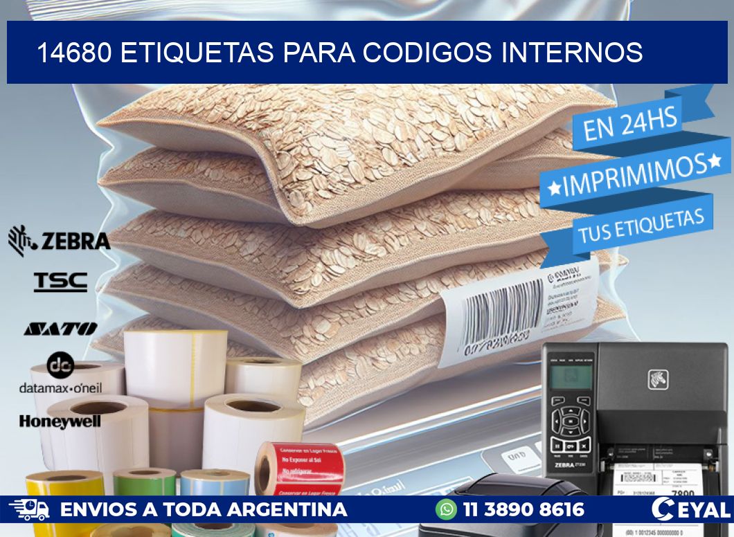 14680 ETIQUETAS PARA CODIGOS INTERNOS