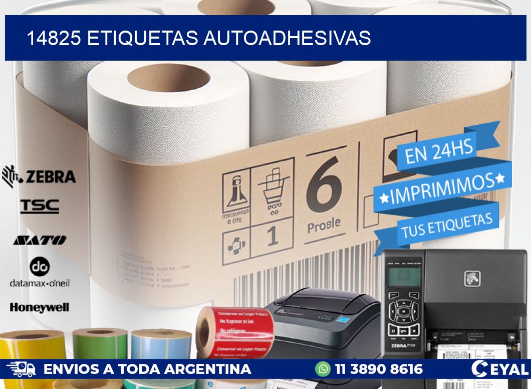 14825 ETIQUETAS AUTOADHESIVAS