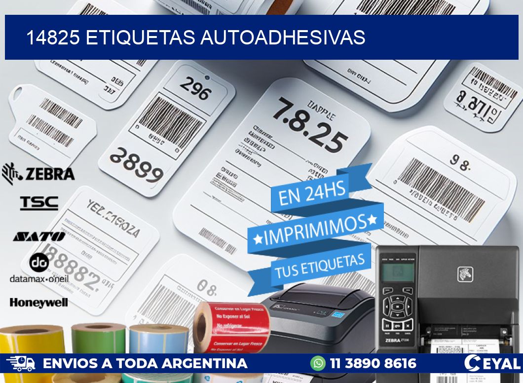 14825 ETIQUETAS AUTOADHESIVAS