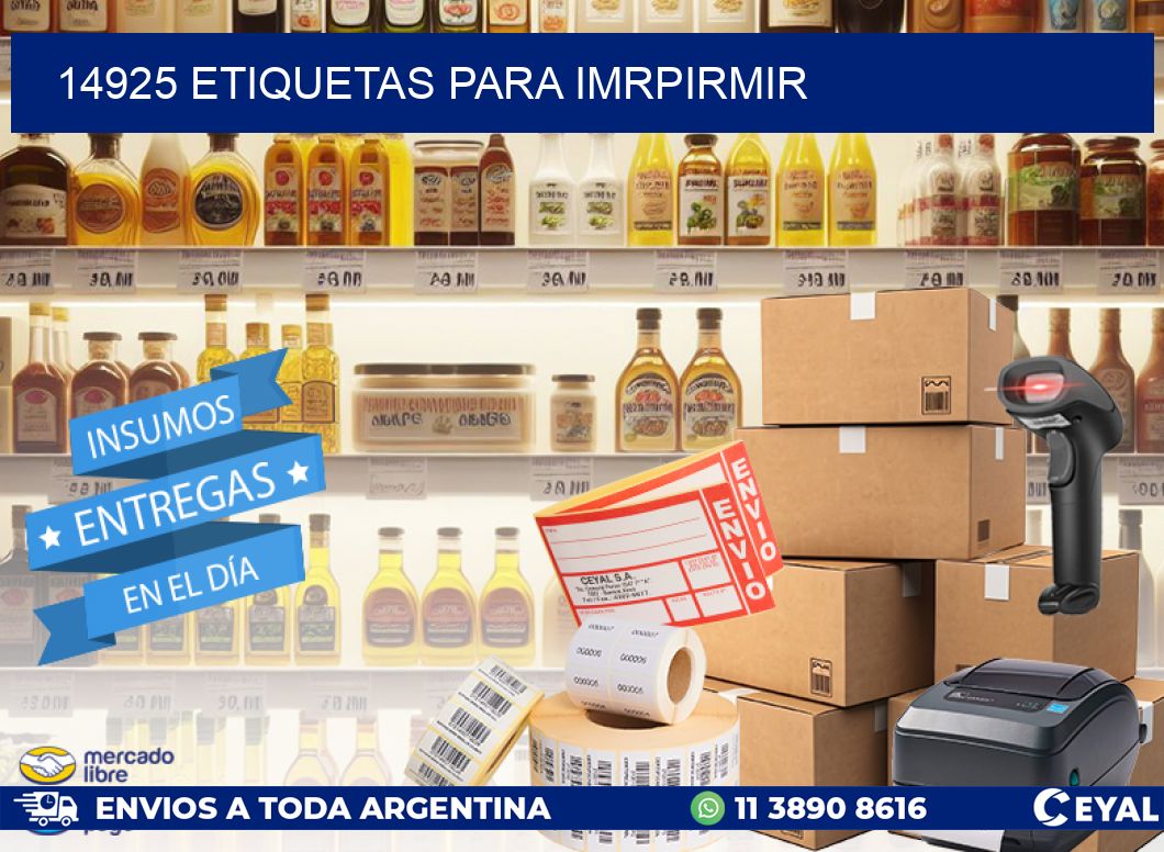 14925 ETIQUETAS PARA IMRPIRMIR