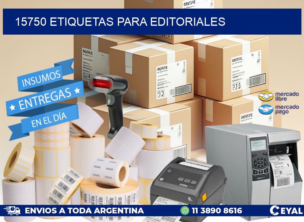15750 ETIQUETAS PARA EDITORIALES