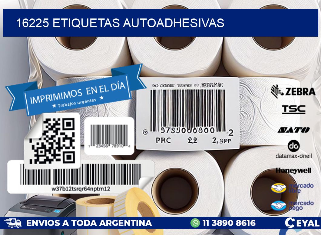16225 ETIQUETAS AUTOADHESIVAS
