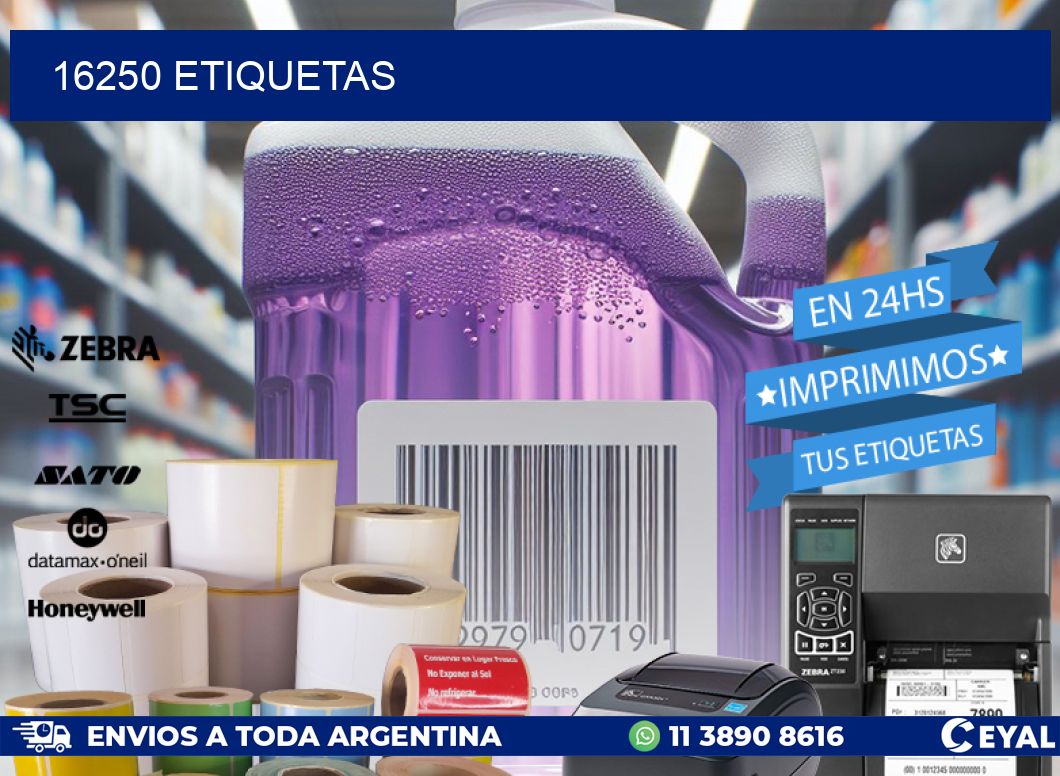 16250 ETIQUETAS