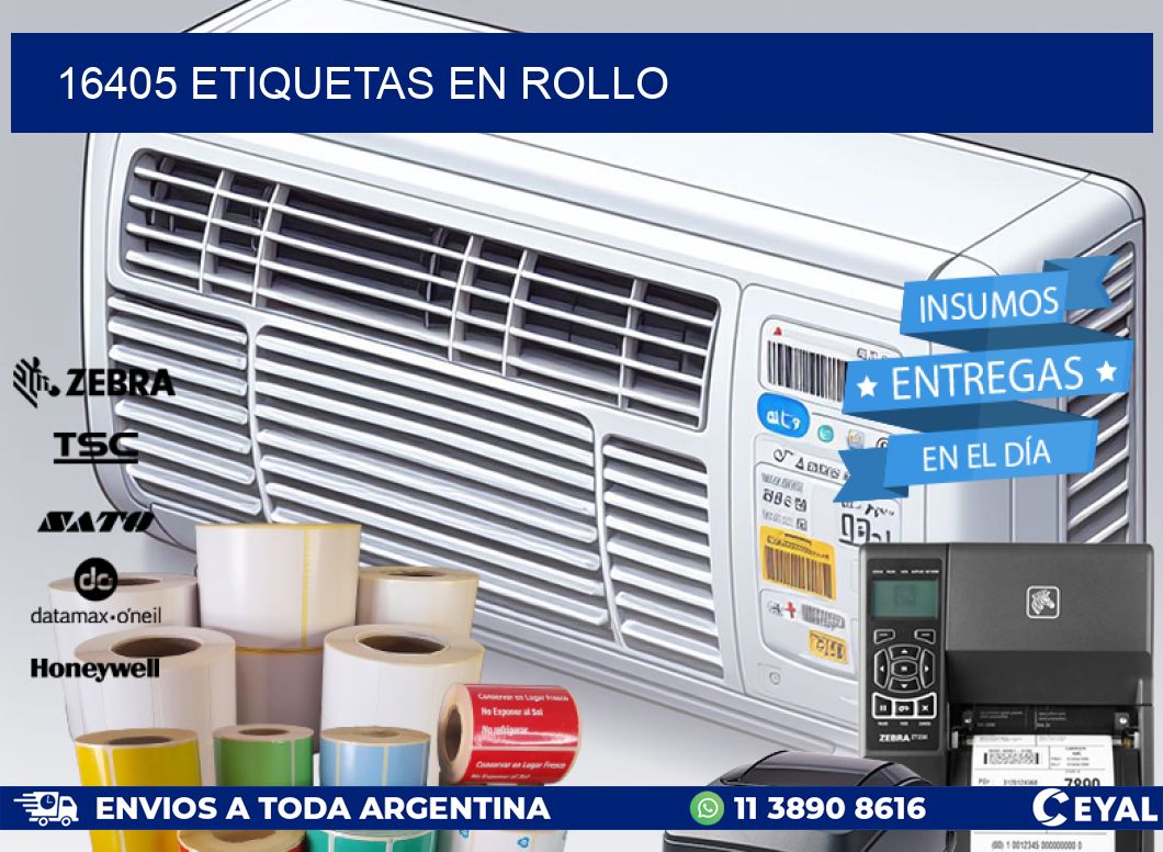 16405 ETIQUETAS EN ROLLO
