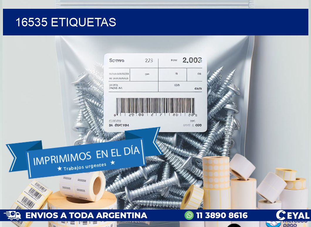 16535 ETIQUETAS