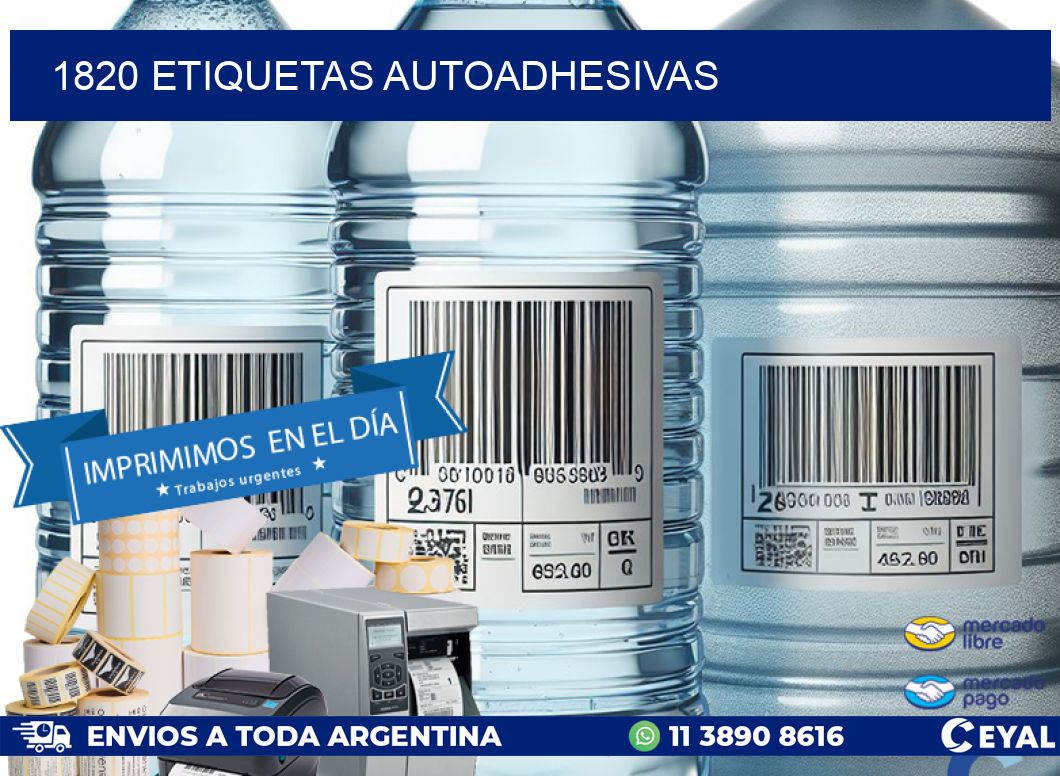 1820 ETIQUETAS AUTOADHESIVAS