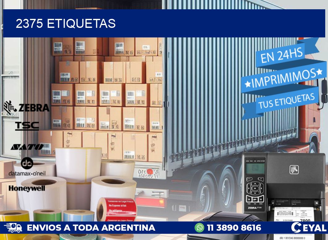 2375 ETIQUETAS