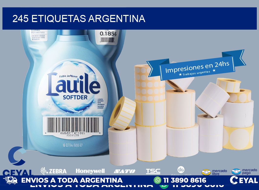 245 ETIQUETAS ARGENTINA