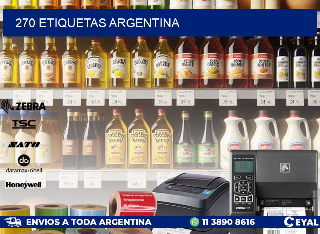 270 ETIQUETAS ARGENTINA