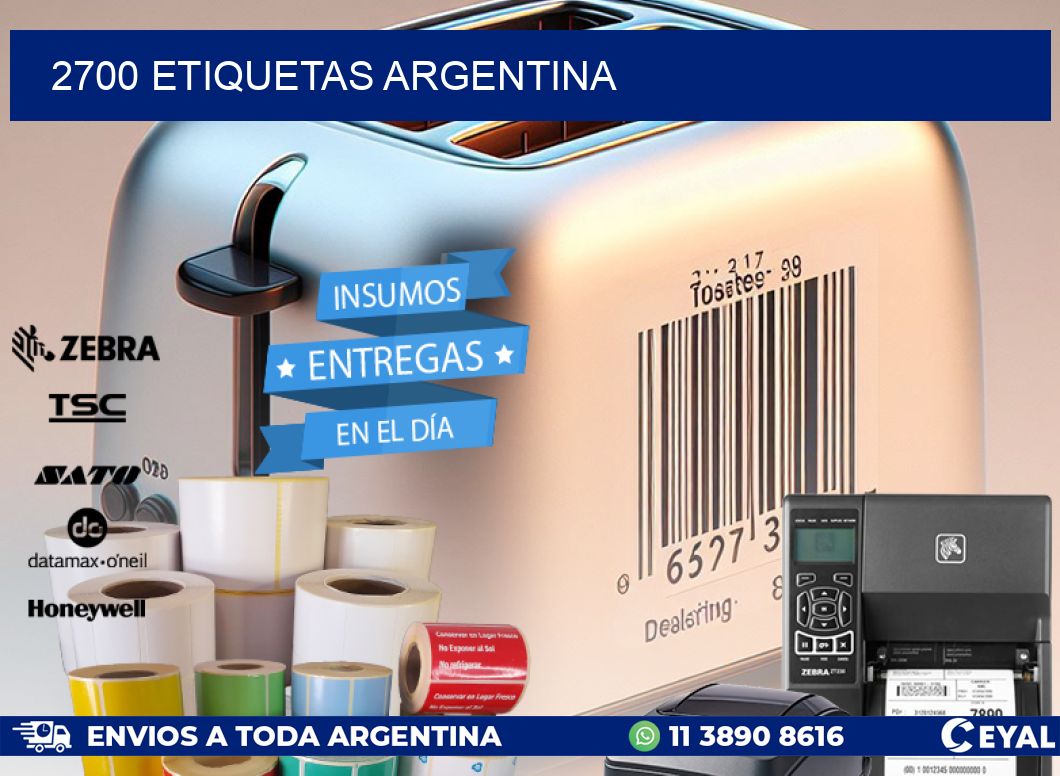 2700 ETIQUETAS ARGENTINA