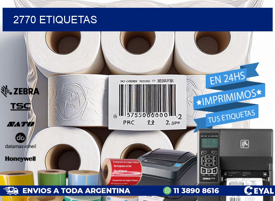 2770 ETIQUETAS