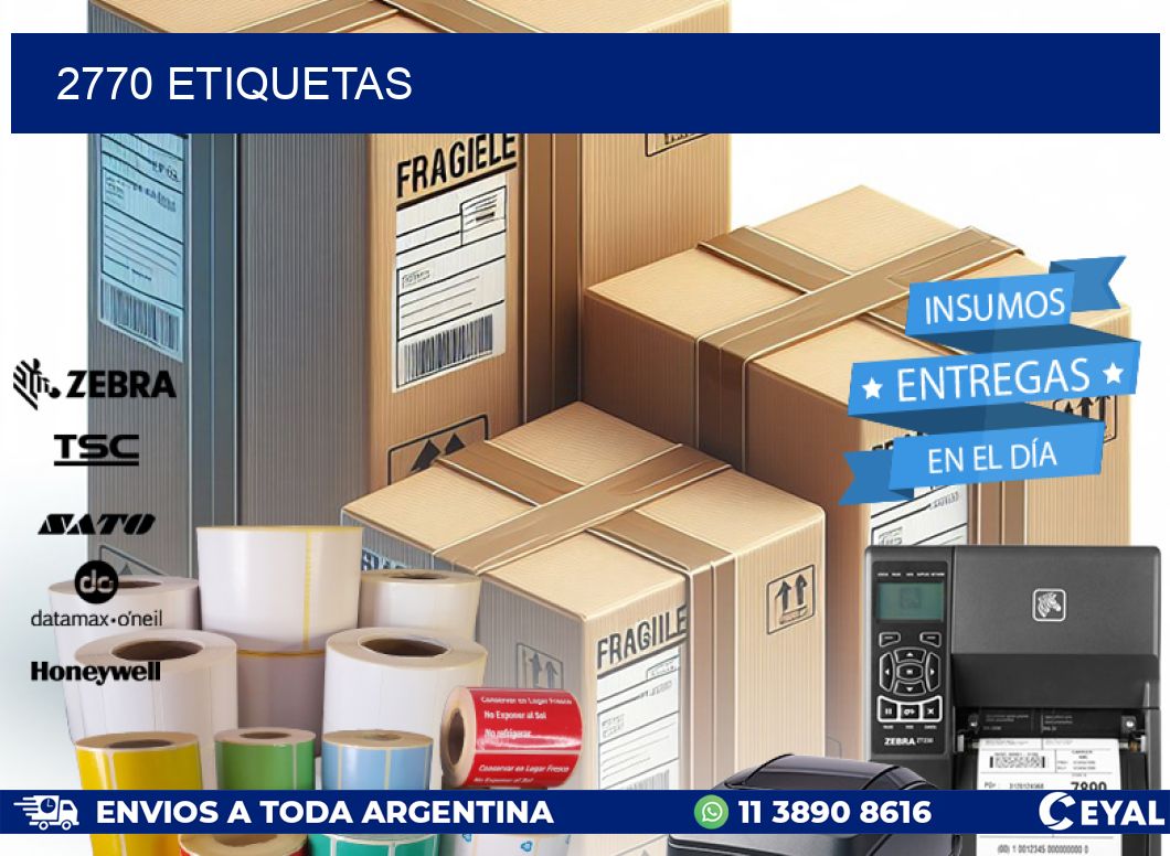 2770 ETIQUETAS