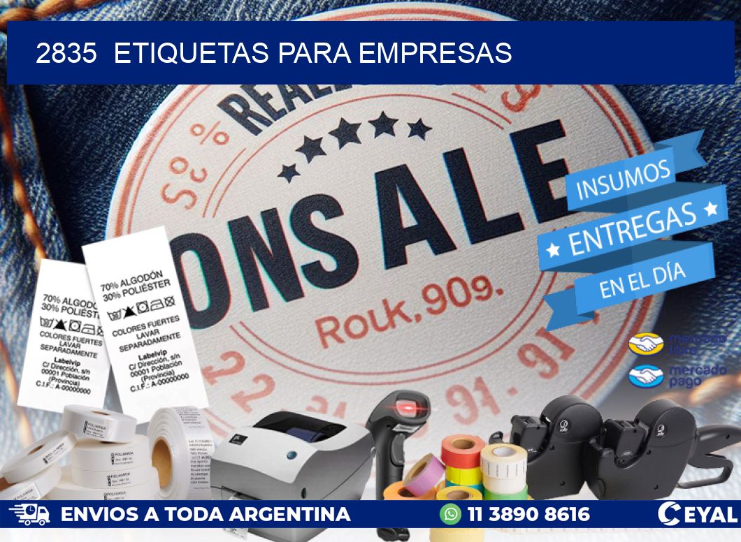 2835  ETIQUETAS PARA EMPRESAS