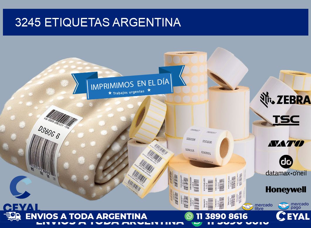 3245 ETIQUETAS ARGENTINA