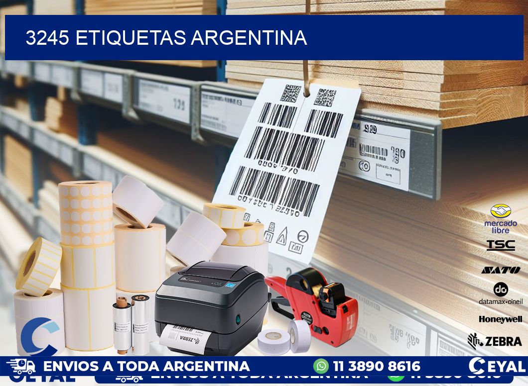 3245 ETIQUETAS ARGENTINA