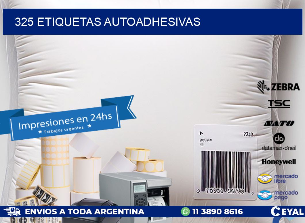 325 ETIQUETAS AUTOADHESIVAS