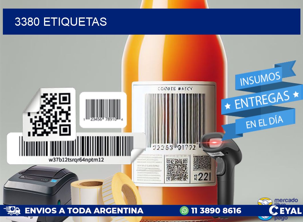 3380 ETIQUETAS