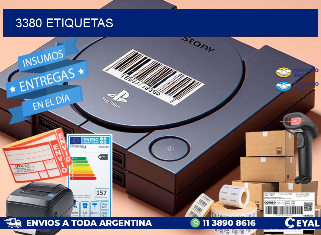3380 ETIQUETAS