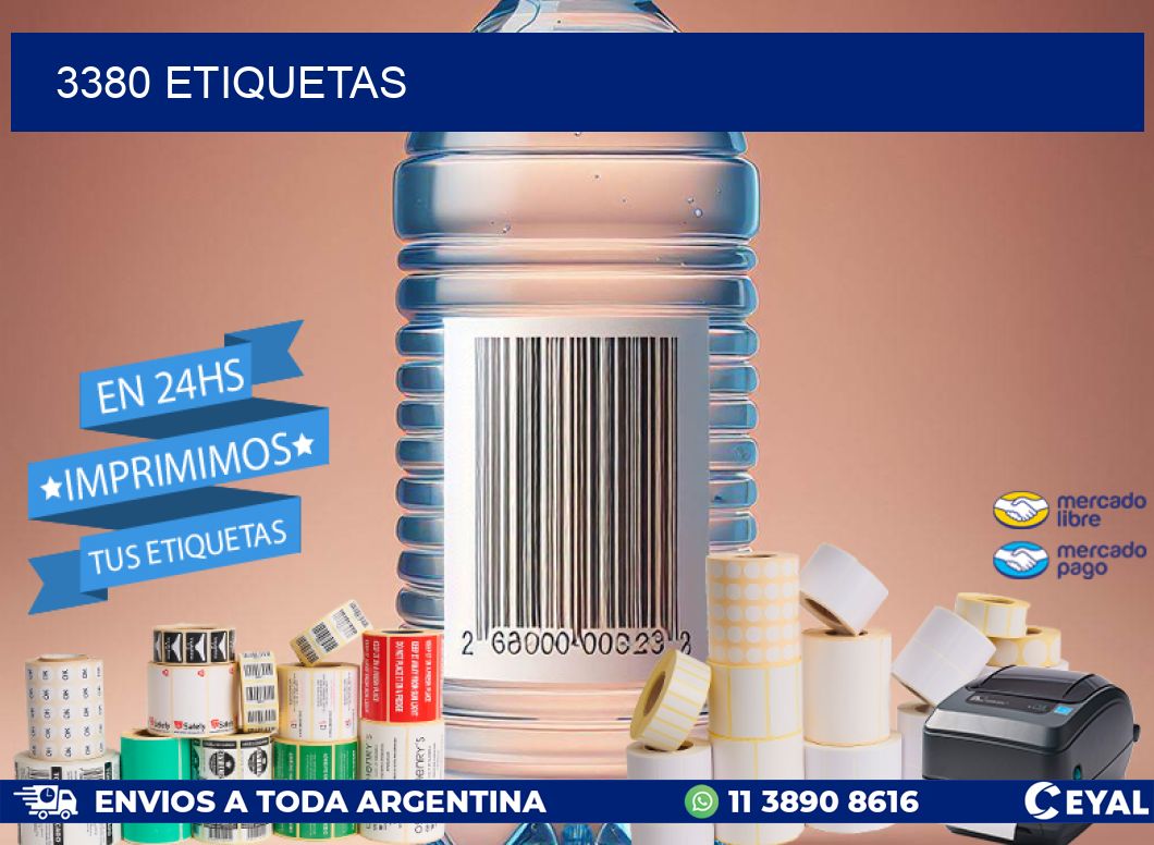 3380 ETIQUETAS
