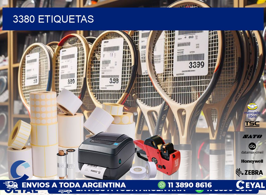 3380 ETIQUETAS