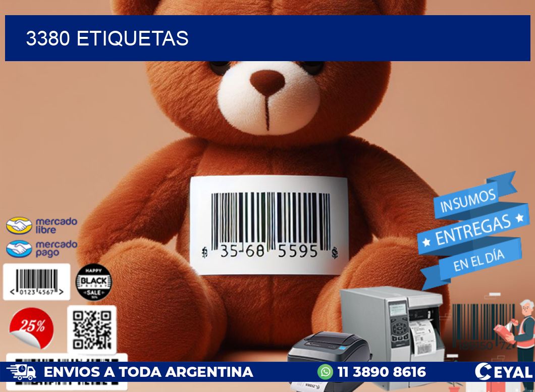 3380 ETIQUETAS