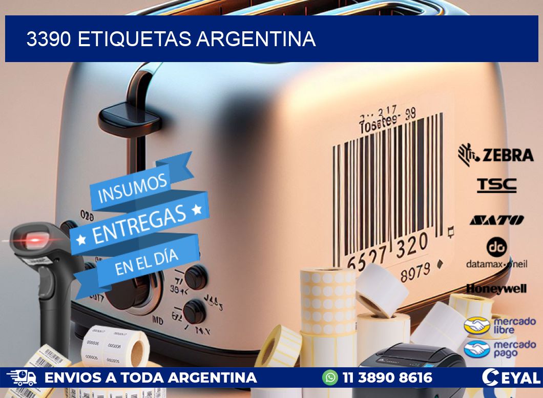 3390 ETIQUETAS ARGENTINA