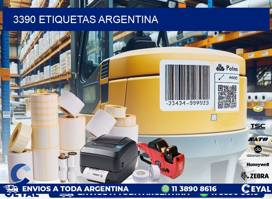 3390 ETIQUETAS ARGENTINA