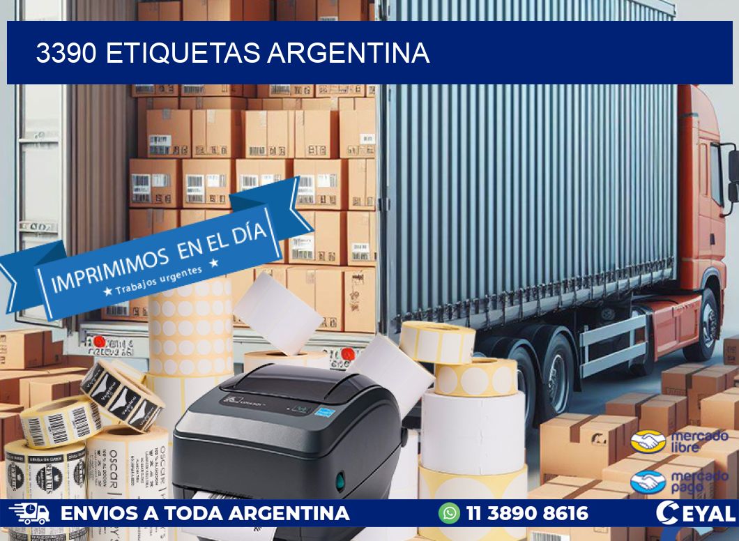 3390 ETIQUETAS ARGENTINA