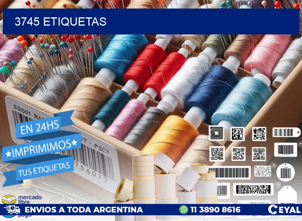 3745 ETIQUETAS