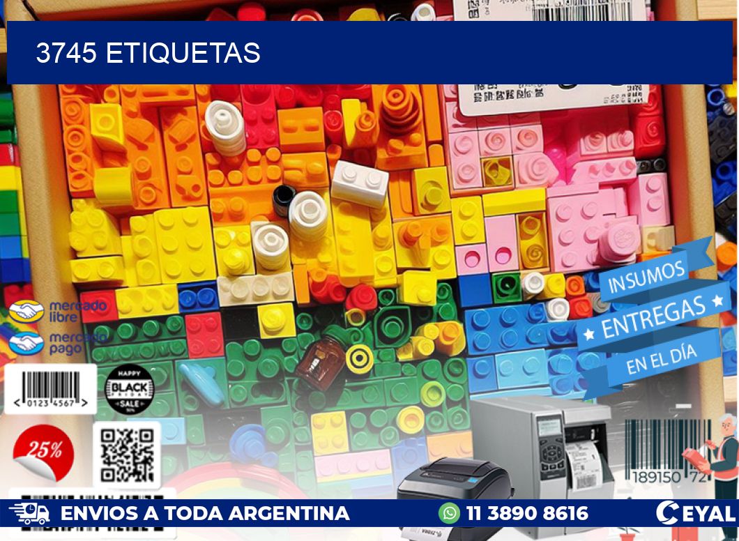 3745 ETIQUETAS