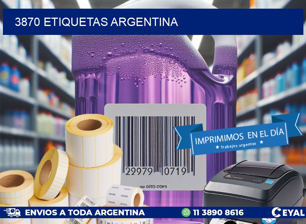 3870 ETIQUETAS ARGENTINA