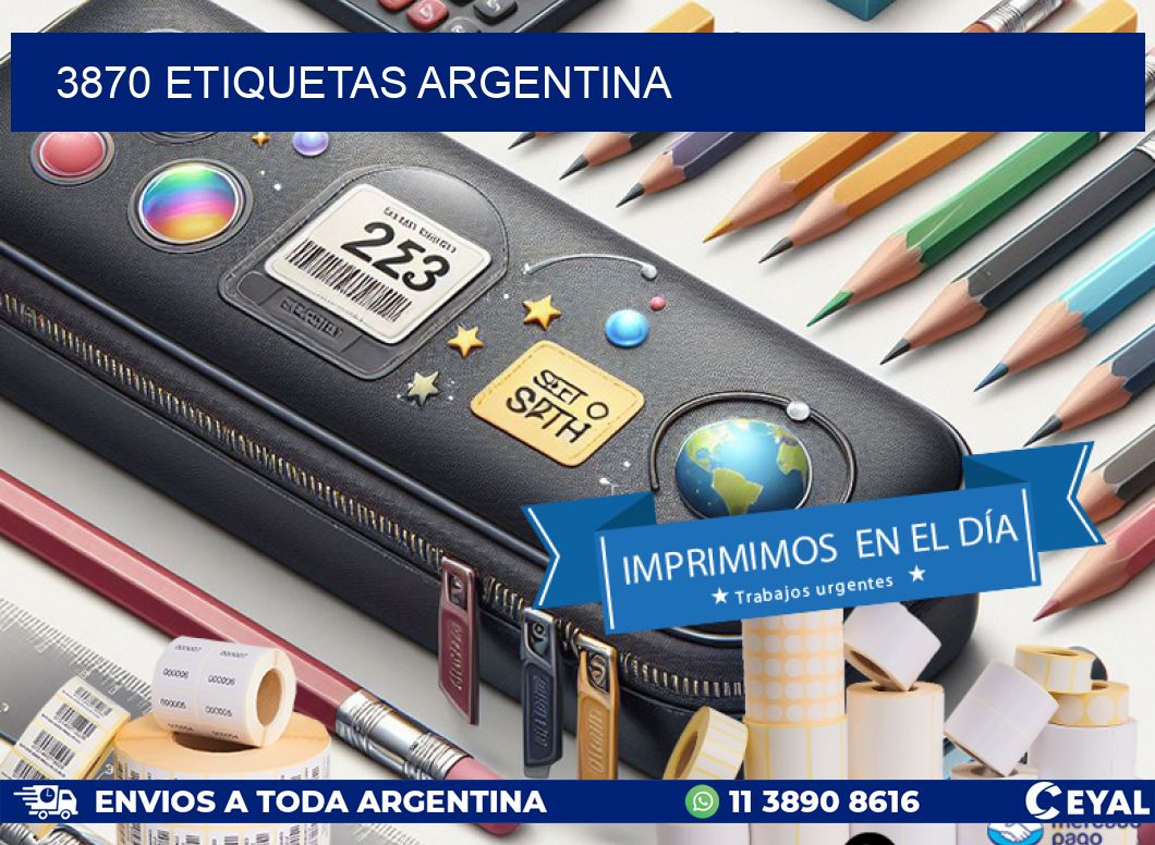 3870 ETIQUETAS ARGENTINA