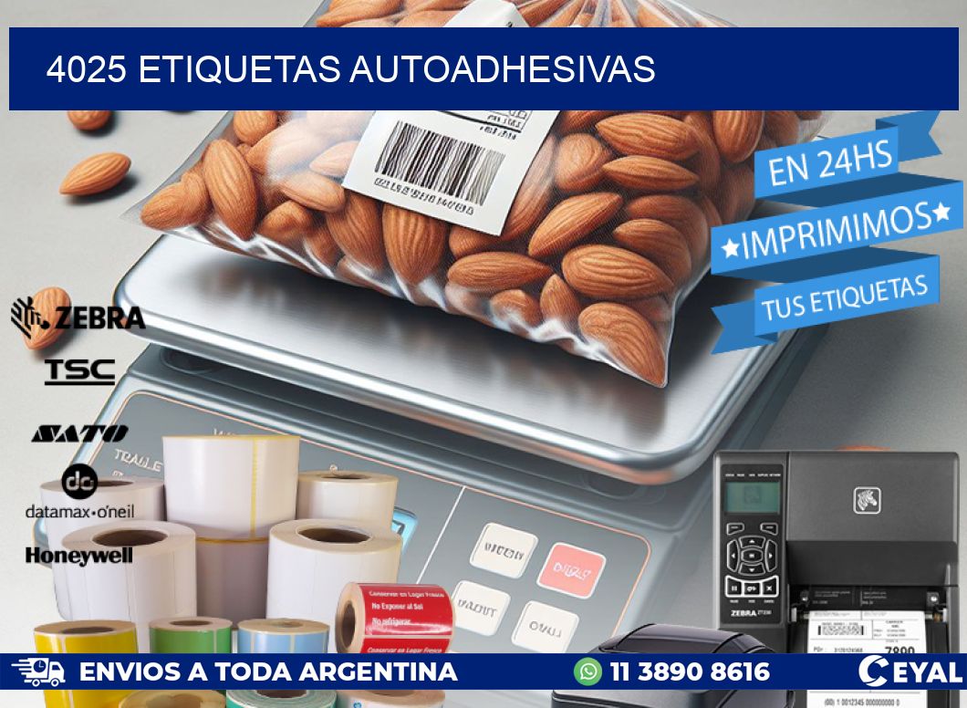 4025 ETIQUETAS AUTOADHESIVAS