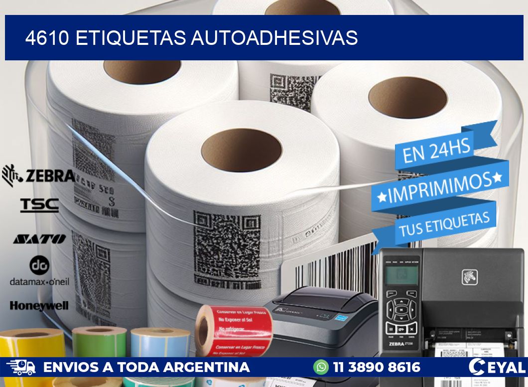 4610 ETIQUETAS AUTOADHESIVAS