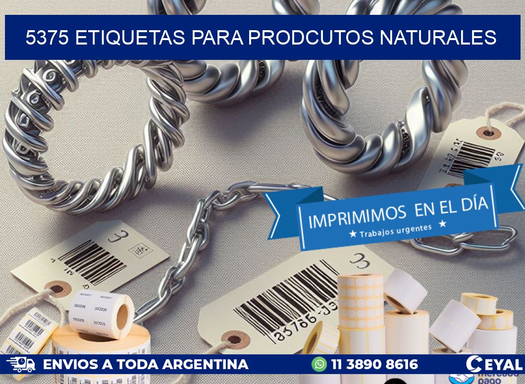 5375 ETIQUETAS PARA PRODCUTOS NATURALES