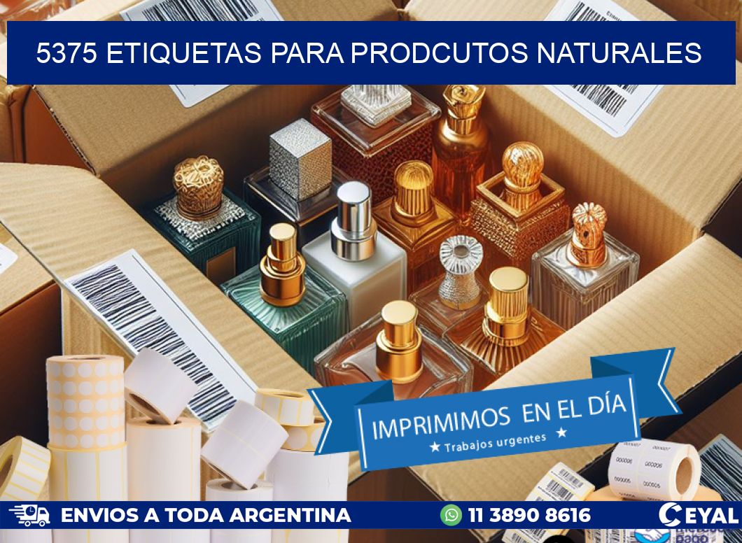5375 ETIQUETAS PARA PRODCUTOS NATURALES